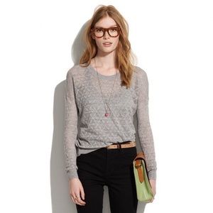 ❤️ Madewell studio sweater diamond stitch